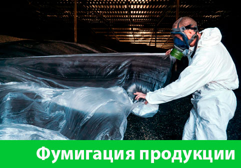 Фумигация продукции в городе Михайловка